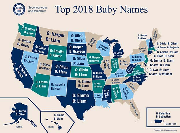 SSA Popular Baby Names